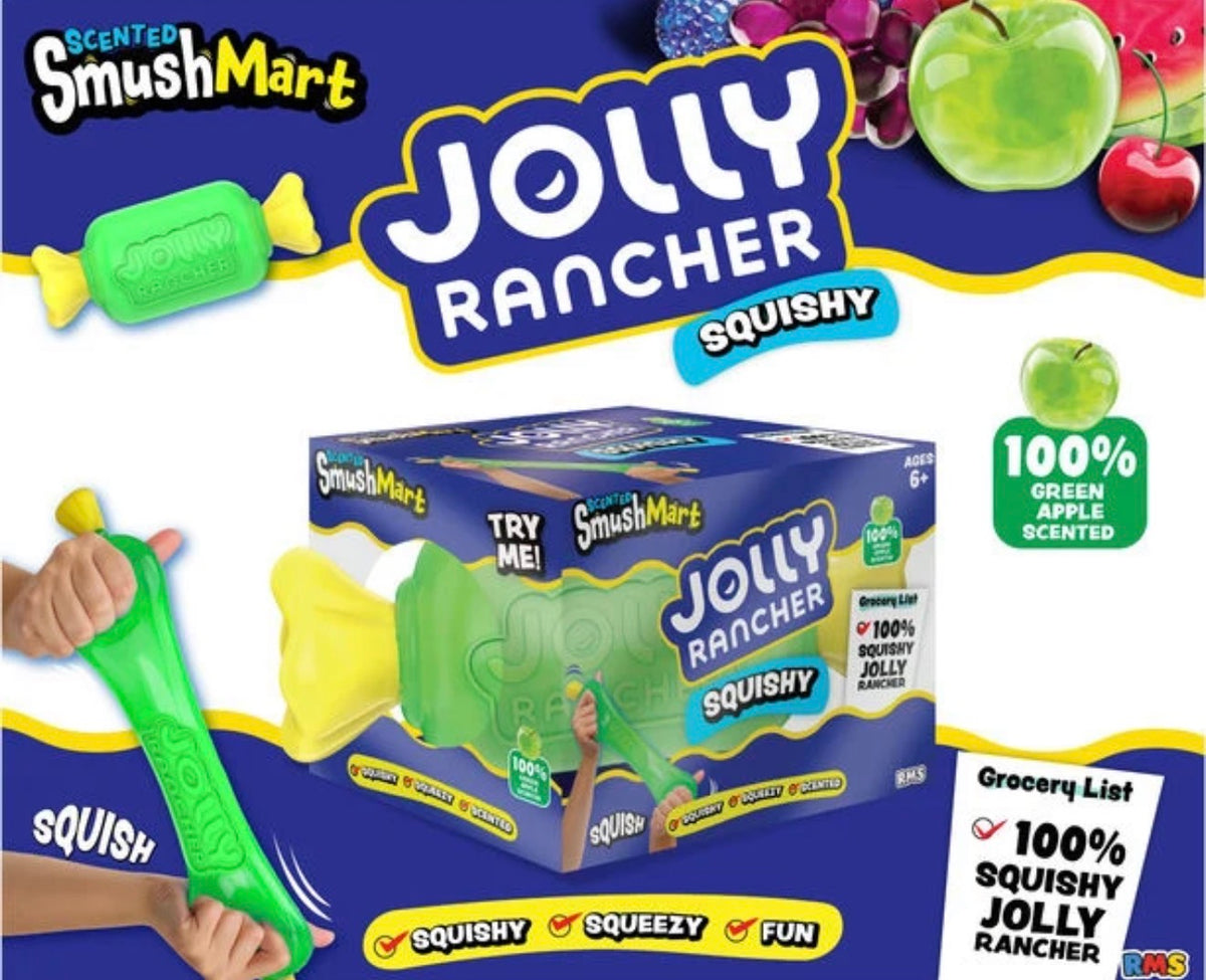 SmushMart™ Jolly Rancher Green Apple Scented Jumbo Squishy PREORDER