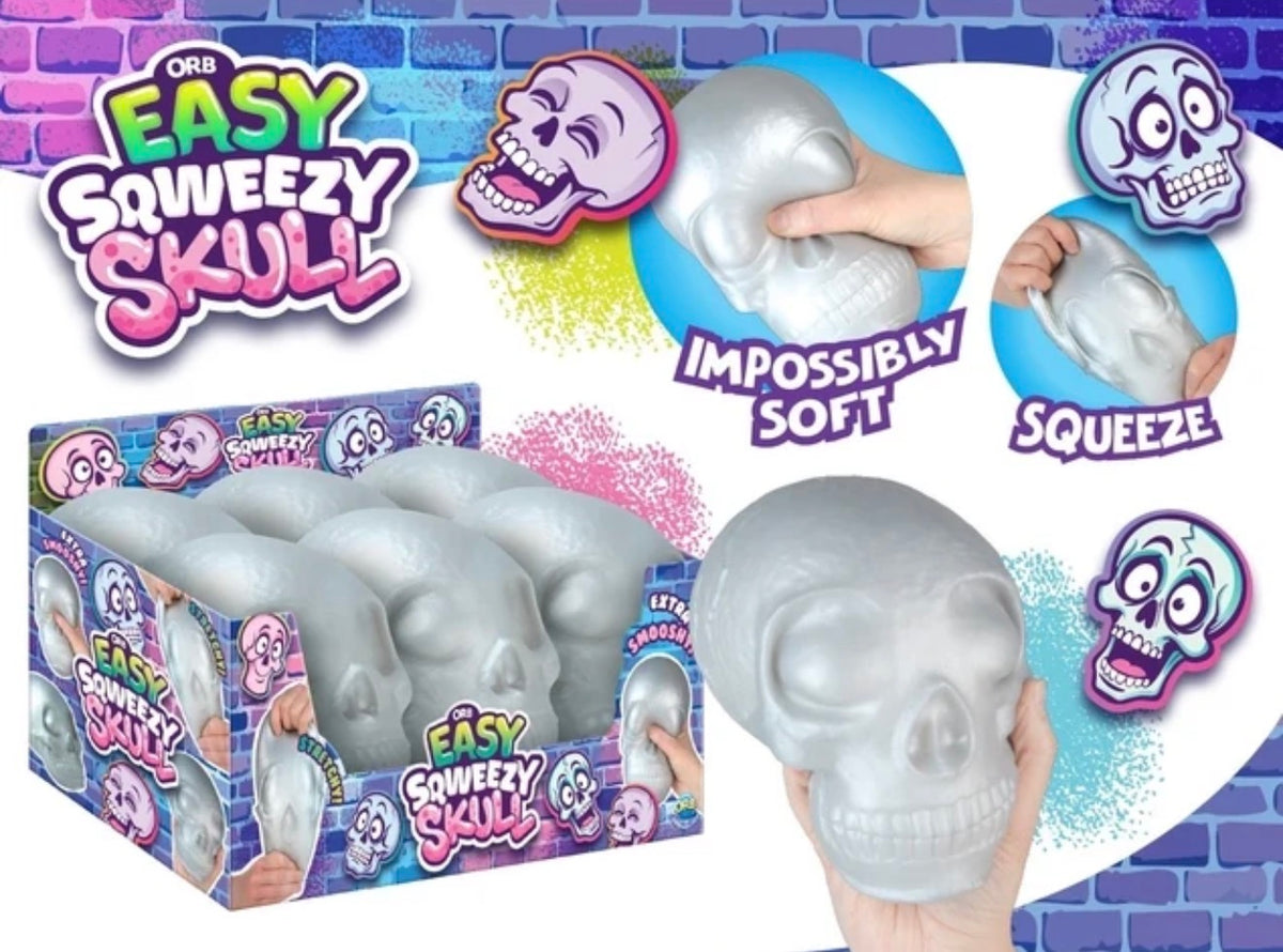 ORB™ Easy Sqweezy Skull Jumbo Squishy