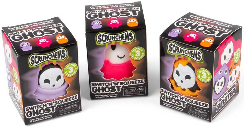 Scrunchems Switch and Squeeze Ghost PREORDER SHIPPING IN OCTOBER